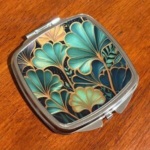Art Deco Style Compact Mirror